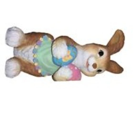 9 inch Resin Easter Bunny Rabbit Figurine - Picture 6 of 7